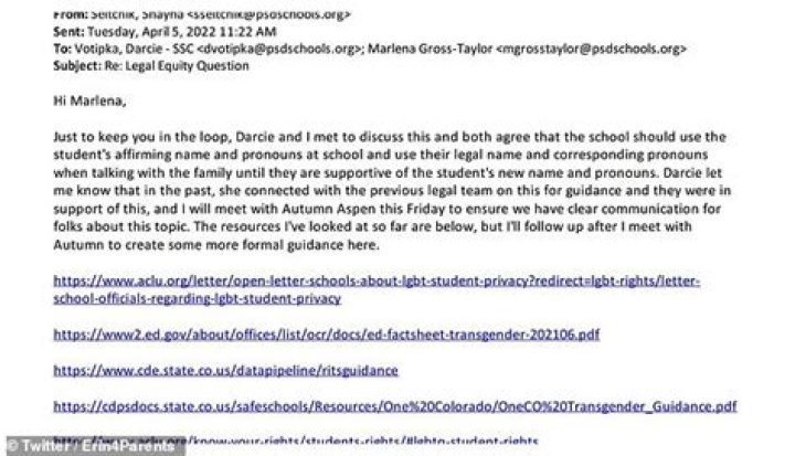 Colorado elementary school exposed for secretly transitioning student as internal emails are leaked