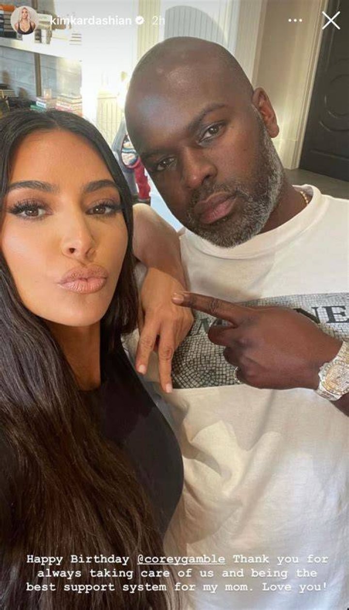 Corey Gamble mistaken for Kim Kardashian's security