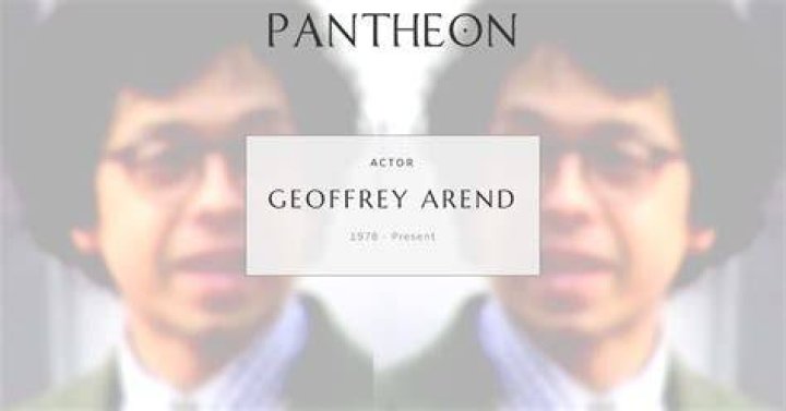 Geoffrey Arend Biography ·