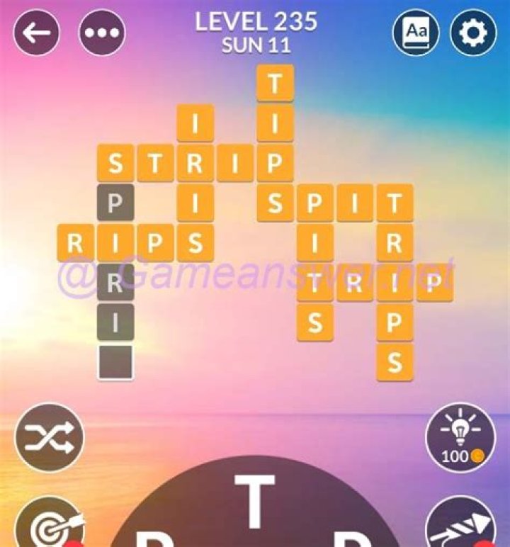 Wordscapes Level 235 Answers |